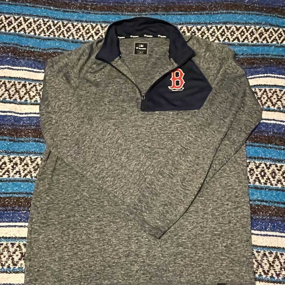 Fanatics Gray Boston Red Sox Sweater